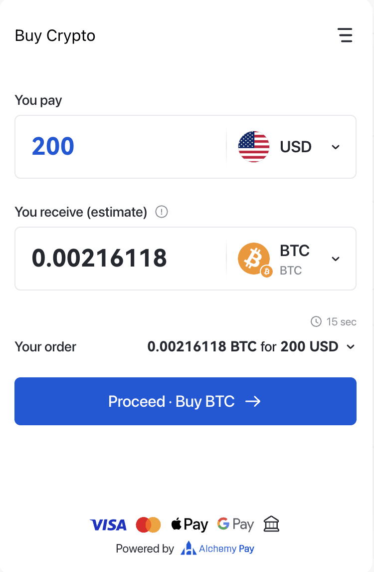 How to Buy BTC OTC with Credit card on WEEX-Web Version-Step4